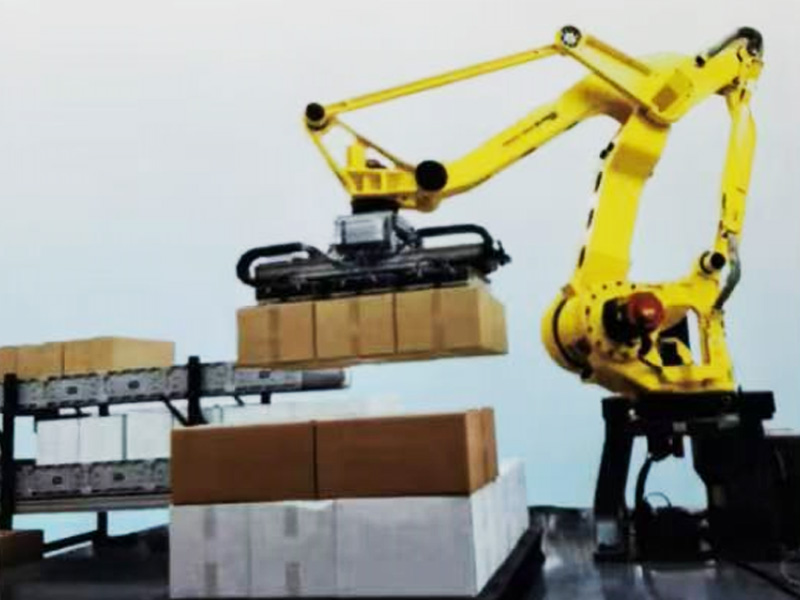 山西省陽泉水泥有限公司全自動(dòng)碼垛機(jī)案例